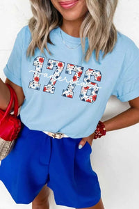 America 1776 Floral Print Relaxed T Shirt 100100228018413 31 Affordable Fashion Under $100 Jerry's Apparel 
