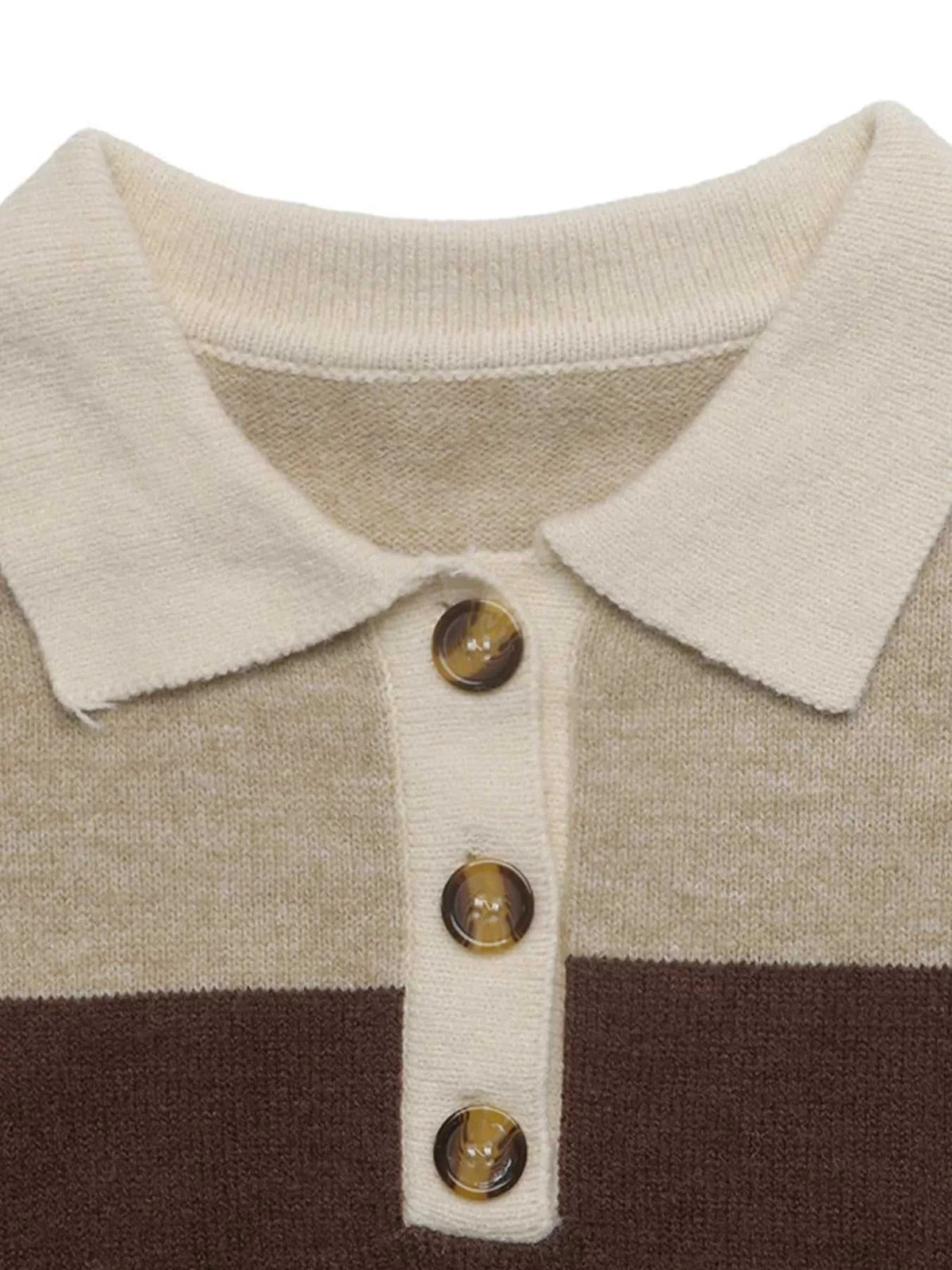 Color Block Polo Collar Sweater 100100395716600 43 Affordable Fashion Under $100 Jerry's Apparel 