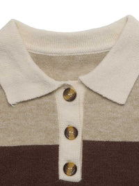 Color Block Polo Collar Sweater 100100395716600 43 Affordable Fashion Under $100 Jerry's Apparel 