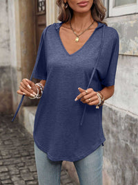 Casual Short Sleeve Hooded T-Shirt 100100788252140 27 Affordable Fashion Under $100 Jerry's Apparel 