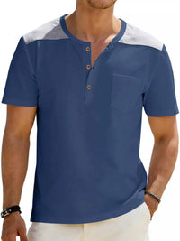 Men's Full Size Casual Henley T-Shirt with Pocket Plus Size 100400796832194 23 Affordable Fashion Under $100 Jerry's Apparel 