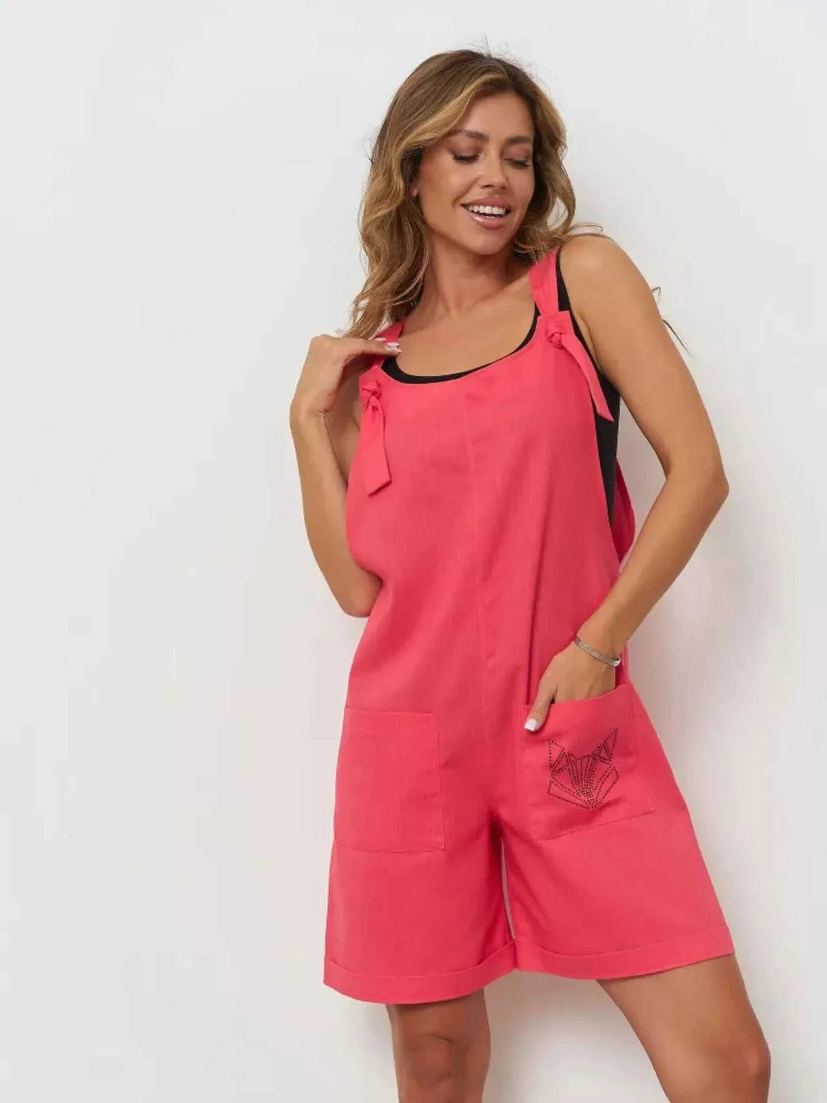 Sleeveless Tie-Strap Romper 100100271886099 28 Affordable Fashion Under $100 Jerry's Apparel 