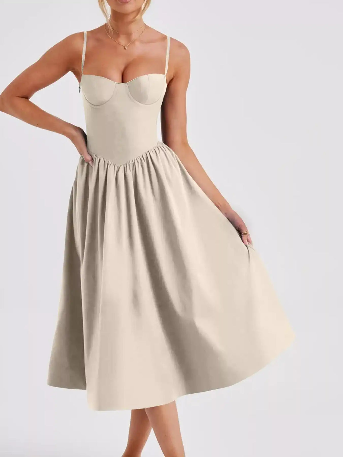 Sweetheart Neck Midi Cami Dress 101001446580191 42 Gifts for Her Jerry's Apparel 