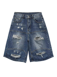 Men's Distressed Loose-Fit Denim Shorts 104003907755937 77 Affordable Fashion Under $100 Jerry's Apparel 