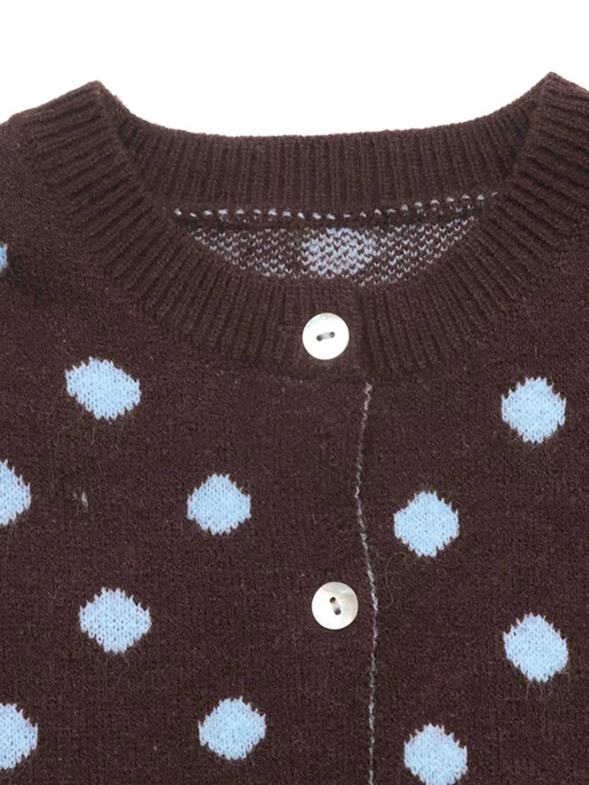 Polka Dot Button Up Cardigan 100100455414411 44 Affordable Fashion Under $100 Jerry's Apparel 