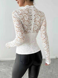 Lace Long Sleeve Top 100100076731911 33 Affordable Fashion Under $100 Jerry's Apparel 