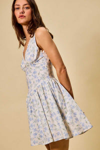 SO ME Froal Print Fit and Flare Dress 100100579301965 60 Affordable Fashion Under $100 Jerry's Apparel 