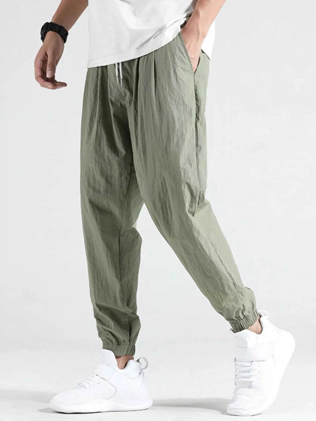 Men's Plus Size Drawstring Loose Fit Joggers 100400455321691 37 Affordable Fashion Under $100 Jerry's Apparel 