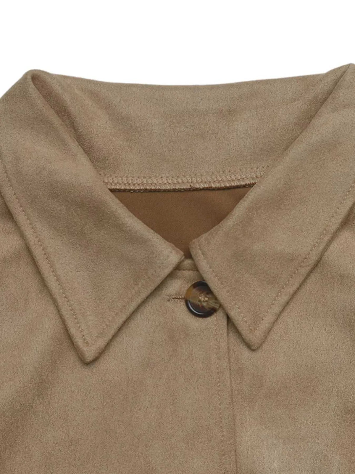 Collared Neck Button Up Jacket 100100599459201 46 Affordable Fashion Under $100 Jerry's Apparel 