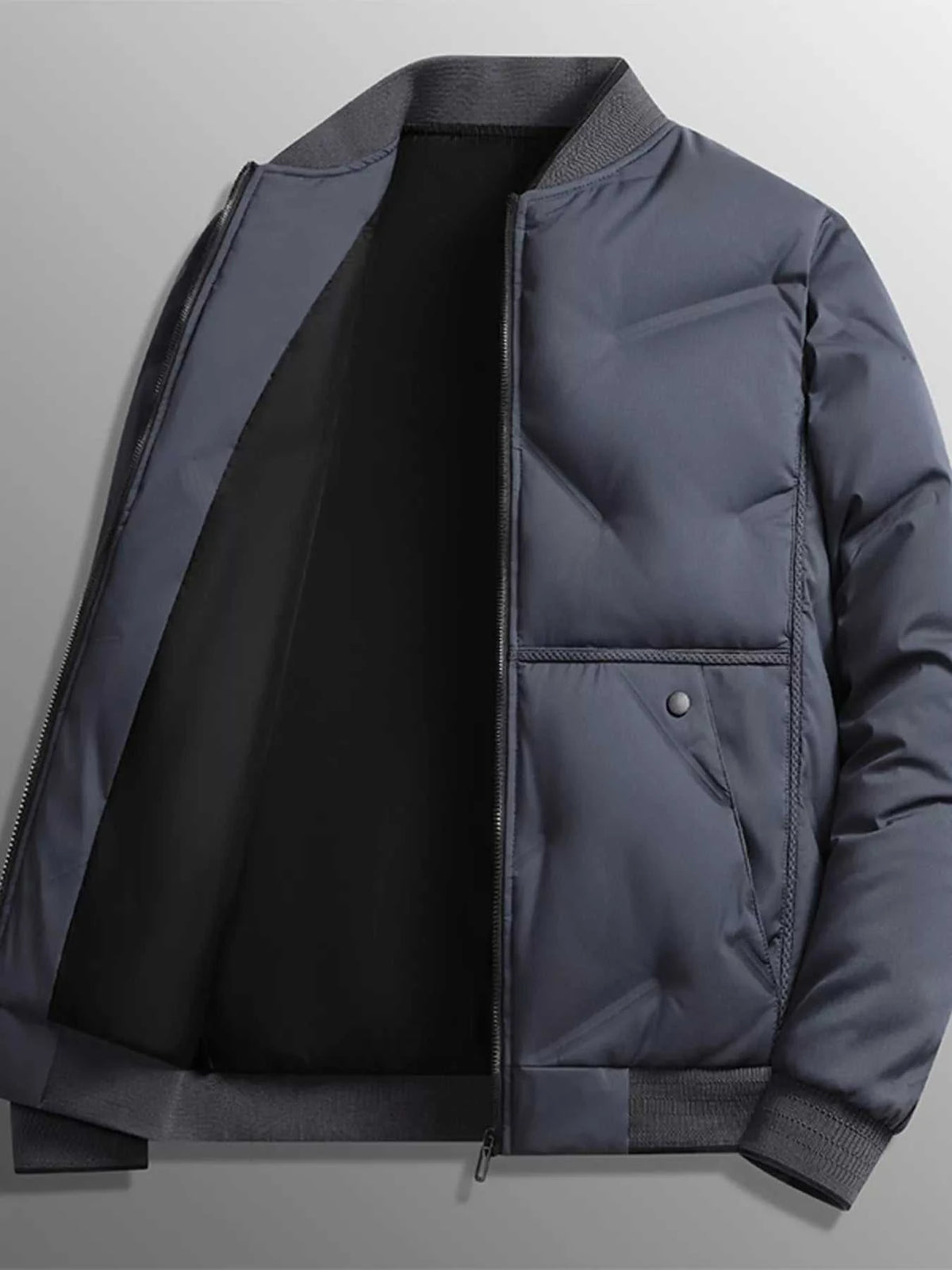 Men's Plus Size Lightweight Padded Bomber Jacket 100400993433280 96 Affordable Fashion Under $100 Jerry's Apparel 
