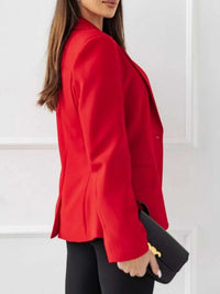 Lapel Collar One Button Blazer 100100419789798 42 Affordable Fashion Under $100 Jerry's Apparel 