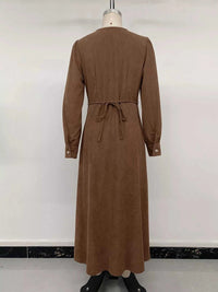 Corduroy Button-Down Maxi Dress 101001882053636 62 Affordable Fashion Under $100 Jerry's Apparel 