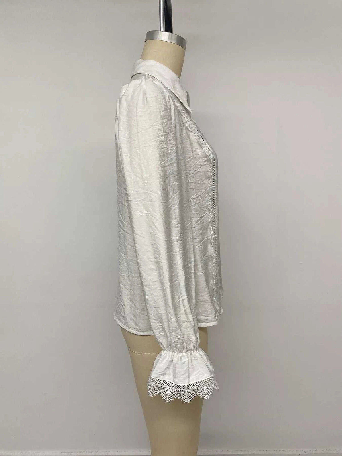 Lace-Trimmed Button-Down Shirt 101001213081303 50 Affordable Fashion Under $100 Jerry's Apparel 