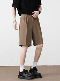 Men's Full Size Pleated Detail Loose Fit Shorts Plus Size 100400679377148 31 Affordable Fashion Under $100 Jerry's Apparel 