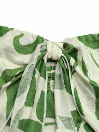Tropical Print Tie Front Strapless Wide Leg Jumpsuit 100100436882883 40 Affordable Fashion Under $100 Jerry's Apparel 
