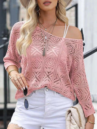 Loose Fit Crochet Knit Cover-Up 100100550437907 37 Affordable Fashion Under $100 Jerry's Apparel 