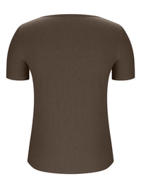 Solid V-Neck Short Sleeve T-Shirt