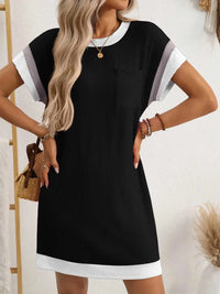 Round Neck Short Sleeve Mini Dress 100100619871757 33 Affordable Fashion Under $100 Jerry's Apparel 