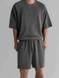 Men's Full Size Round Neck Top and Shorts Set Plus Size 100400057411424 41 Affordable Fashion Under $100 Jerry's Apparel 