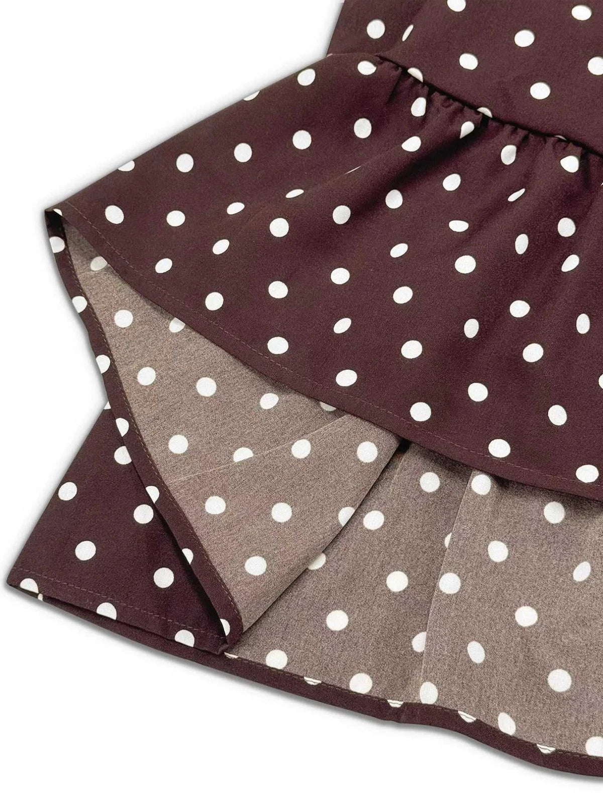 Plus Size Polka Dot Ruffle Hem Mini Dress 100100165661662 36 Affordable Fashion Under $100 Jerry's Apparel 