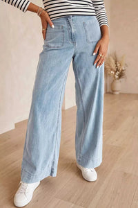 Solid Full-Length Regular Pocket Detail Jeans 100100025107664 63 Affordable Fashion Under $100 Jerry's Apparel 