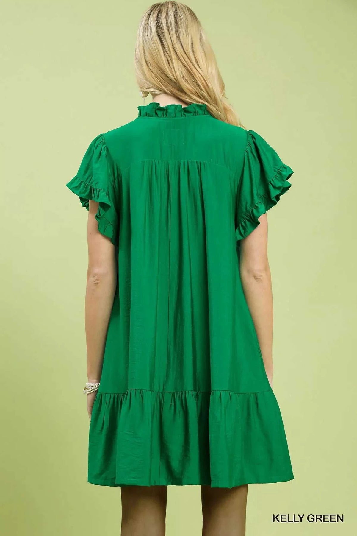 Umgee Smocked Ruffle Babydoll Mini Dress 100100563311512 55 Affordable Fashion Under $100 Jerry's Apparel 
