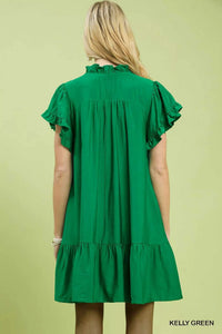 Umgee Smocked Ruffle Babydoll Mini Dress 100100563311512 55 Affordable Fashion Under $100 Jerry's Apparel 