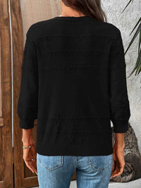 Textured Button-Front Cardigan with 3/4 Sleeves 100100719661755 37 Affordable Fashion Under $100 Jerry's Apparel 
