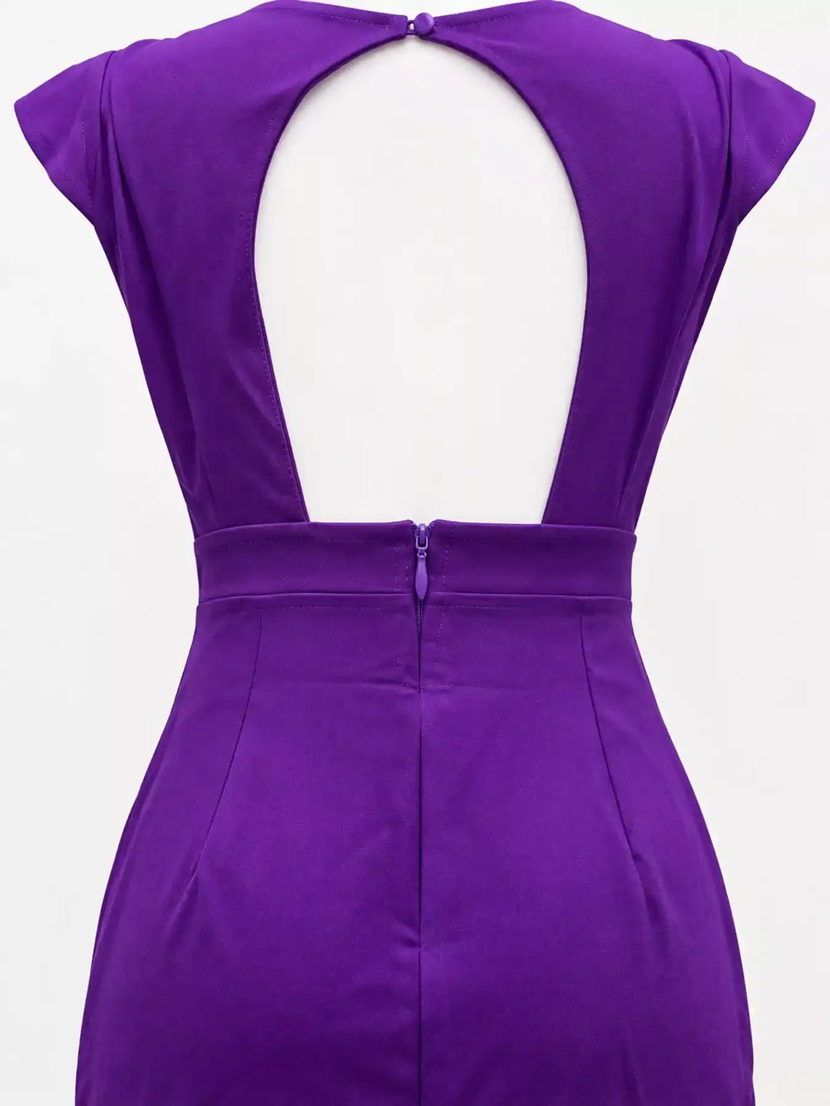 Full Size Elegant Asymmetrical Backless Pleated Dress Plus Size 101001993790464 70 Affordable Fashion Under $100 Jerry's Apparel 