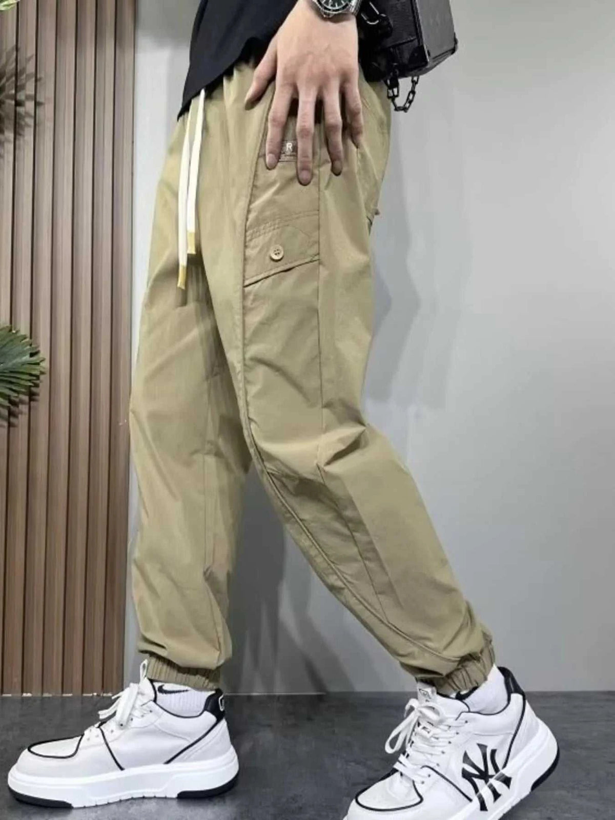Men's Plus Size Drawstring Loose Fit Joggers 100400685318499 39 Affordable Fashion Under $100 Jerry's Apparel 