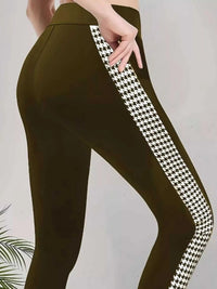 High-Waisted Side Houndstooth Active Leggings 101006615237722 25 Affordable Fashion Under $100 Jerry's Apparel 