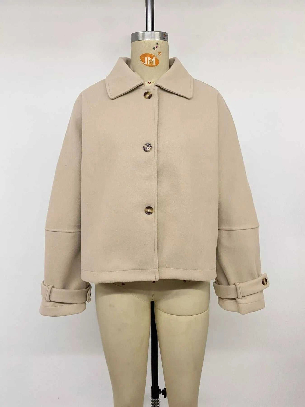 Collared Neck Button Up Jacket 100100656616397 47 Affordable Fashion Under $100 Jerry's Apparel 