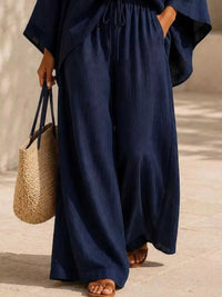 Full Size Loose Fit Top and Wide-Leg Pants Set Plus Size 101001296470286 42 Affordable Fashion Under $100 Jerry's Apparel 