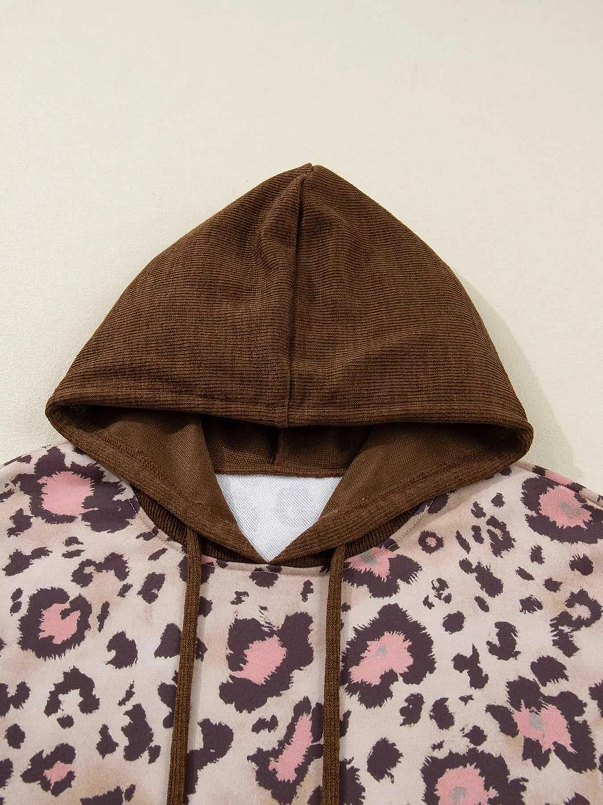 Plus Size Leopard Long Sleeve Drawstring Hoodie 100100648250327 39 Affordable Fashion Under $100 Jerry's Apparel 
