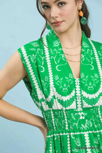 Umgee Sleeveless Smocked Midi Dress 100100099871201 62 Affordable Fashion Under $100 Jerry's Apparel 