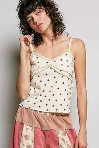 POL Star Printed Lightweight Ribbed Knit Cami 100100893861594 43 Affordable Fashion Under $100 Jerry's Apparel 