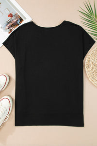 V-Neck Short Sleeve T-Shirt