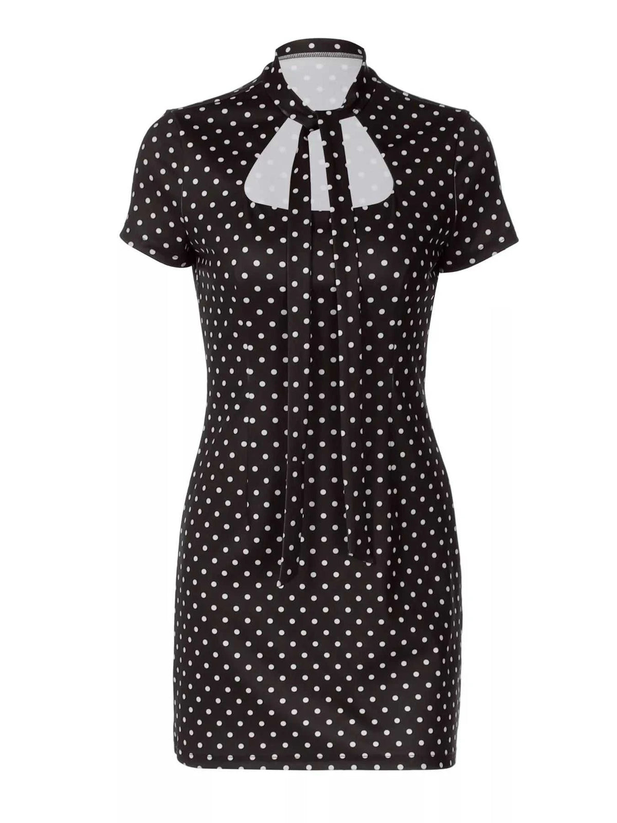 Polka Dot Cut-Out Front Mini Dress 100100763209154 25 Gifts for Her Jerry's Apparel 