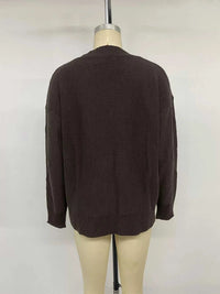 V-Neck Cable Knit Button-Down Cardigan 101002691109172 60 Women's Sweaters and Knitwear Jerry's Apparel 