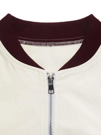 Contrast Trim Zip Up Jacket 100100872147330 50 Seasonal Fashion Collections Jerry's Apparel 