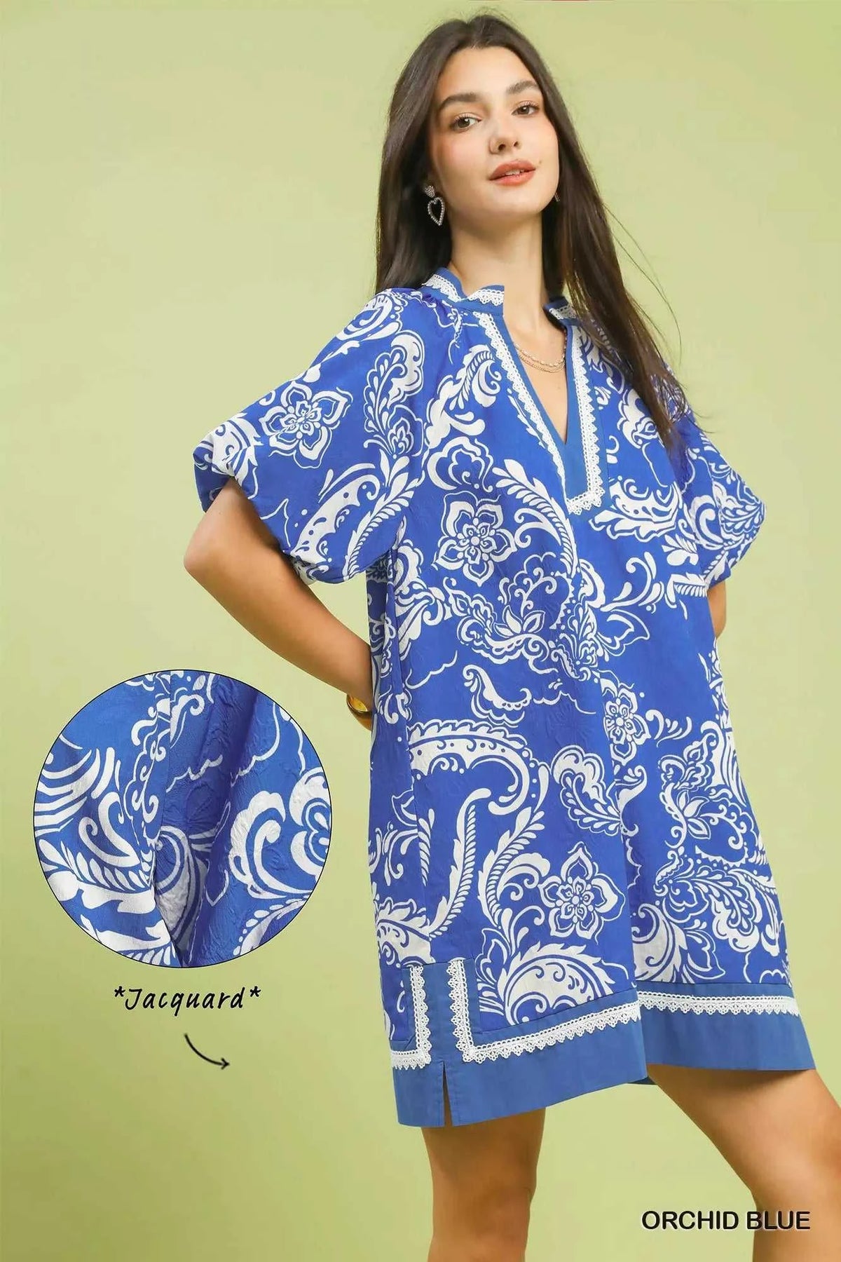 Umgee Jacquard Two Tone Mini Dress 100100632121107 57 Affordable Fashion Under $100 Jerry's Apparel 