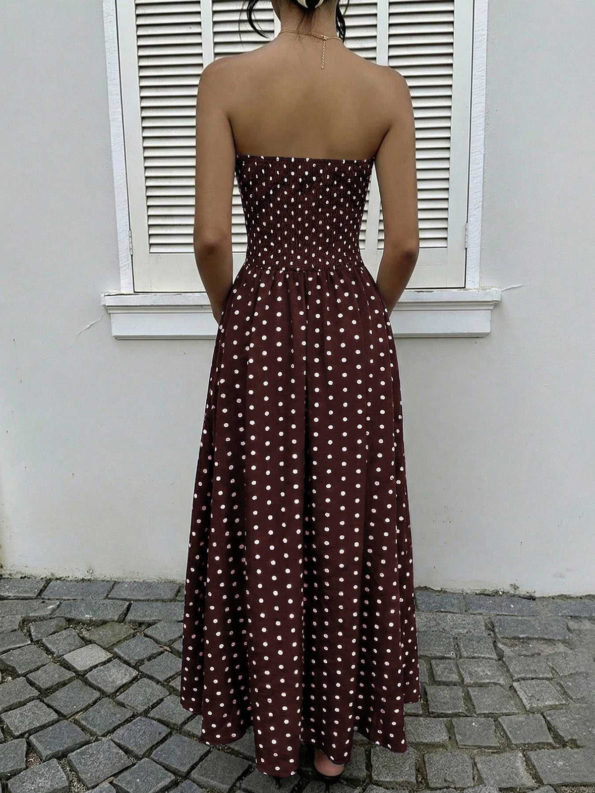 Polka Dot Tube A-Line Dress 100100003378935 36 Gifts for Her Jerry's Apparel 