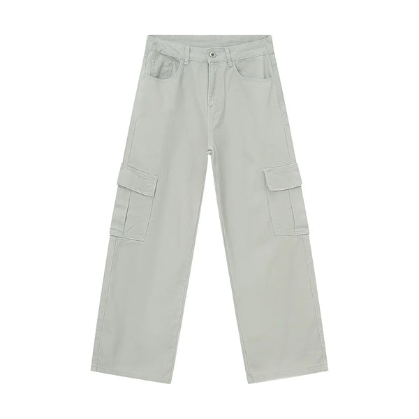 Wide Leg Cargo Jeans