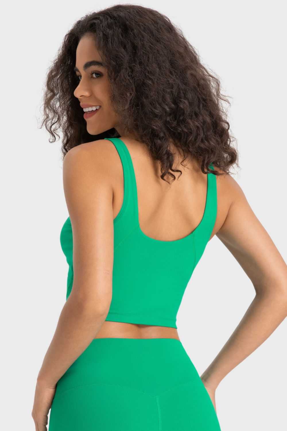 Millennia Deep V-Neck Crop Sports Bra 100100684956780 24 Affordable Fashion Under $100 Jerry's Apparel 