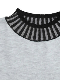 Striped Trim Tie Waist Sweater Dress 100100252941257 47 Affordable Fashion Under $100 Jerry's Apparel 