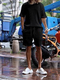 Men's Full Size Short Sleeve Top and Shorts Set Plus Size 100400751255391 43 Gifts for Him Jerry's Apparel 