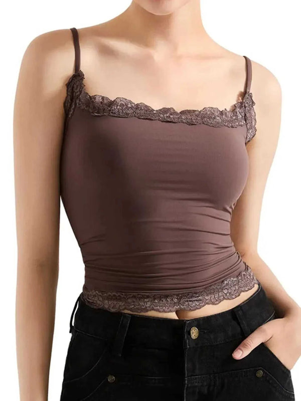 Lace Trim Cami Top 100100194437345 21 Affordable Fashion Under $100 Jerry's Apparel 
