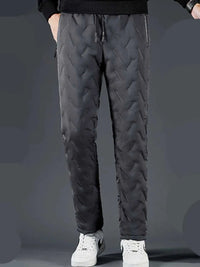 Men's Plus Size Quilted Thermal Joggers 100400638146136 32 Affordable Fashion Under $100 Jerry's Apparel 
