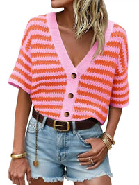 Striped Button Up Cardigan 100100464003213 48 Affordable Fashion Under $100 Jerry's Apparel 