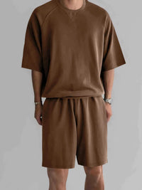 Men's Full Size Round Neck Top and Shorts Set Plus Size 100400057411424 41 Affordable Fashion Under $100 Jerry's Apparel 